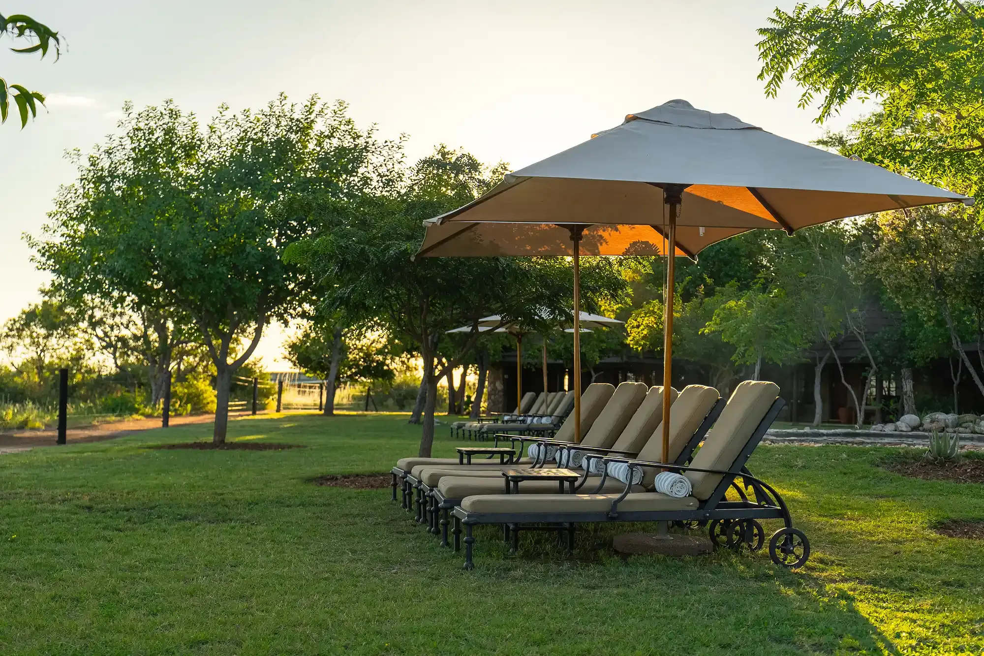 The main lodge building exterior at Nzumba Lodge in Klaserie Private Nature Reserve