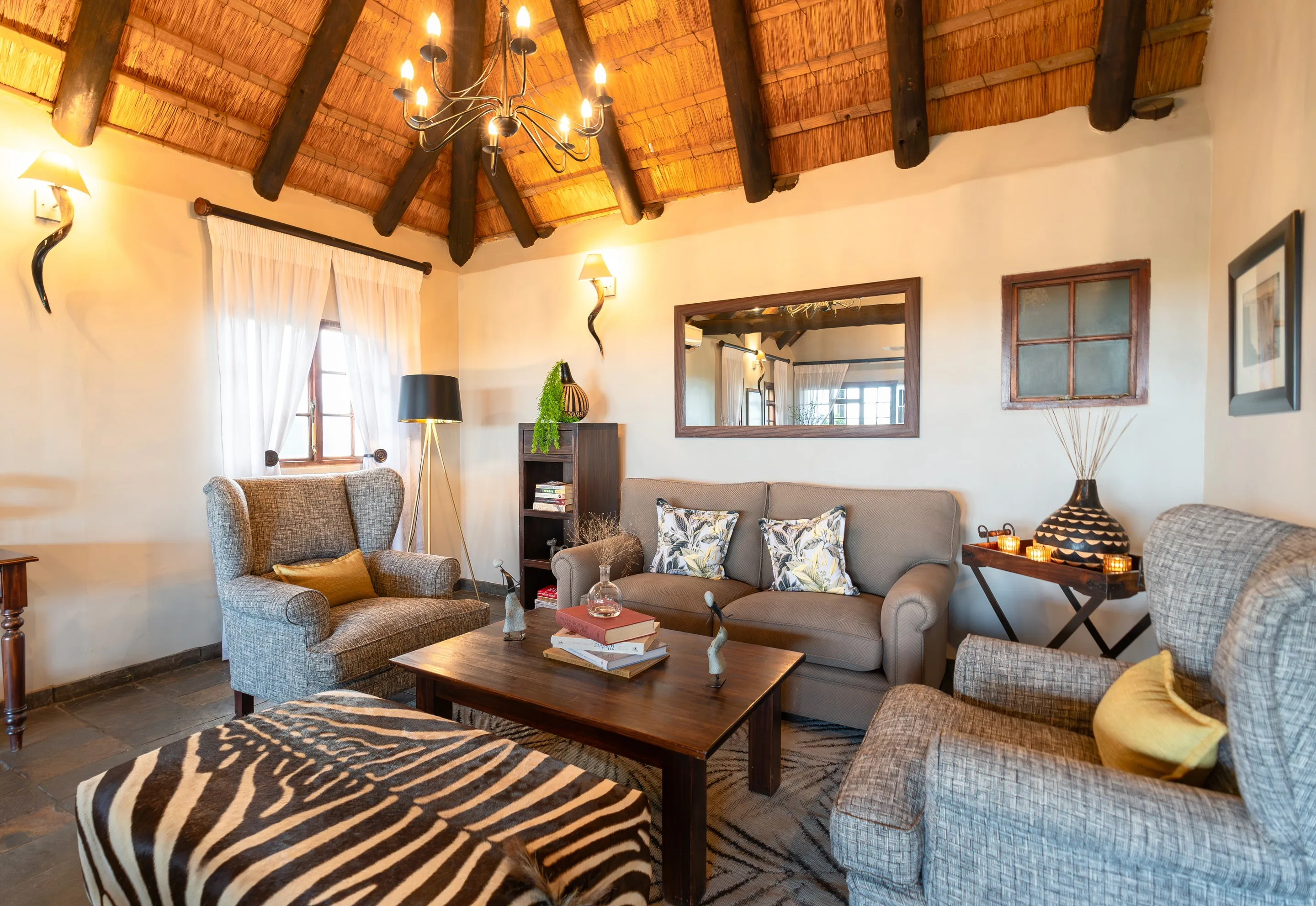 The main lodge building exterior at Nzumba Lodge in Klaserie Private Nature Reserve